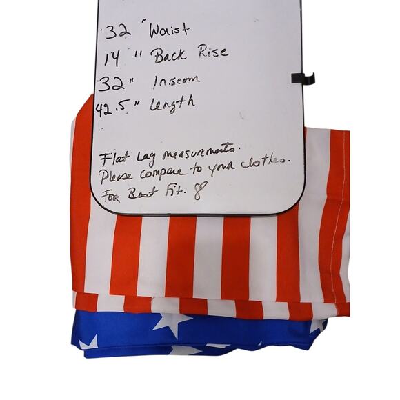 Stars & Stripes USA Flag American Novelty Suit Sz M Red White Blue Event Costume - Picture 16 of 16